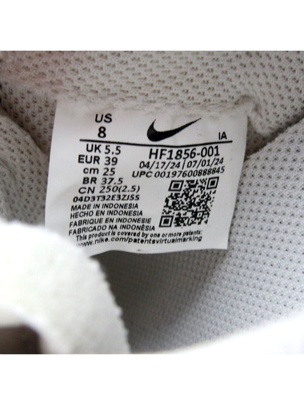 Nike Waffle Debut Leopard Women's Size 8 Phantom White Sneakers NEW - Picture 11 of 12